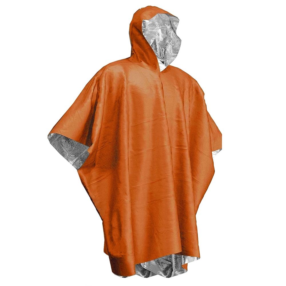 Emergency Poncho Rain - 1 Adet Yürüyüş Seyahat Çadırı Yağmurluk