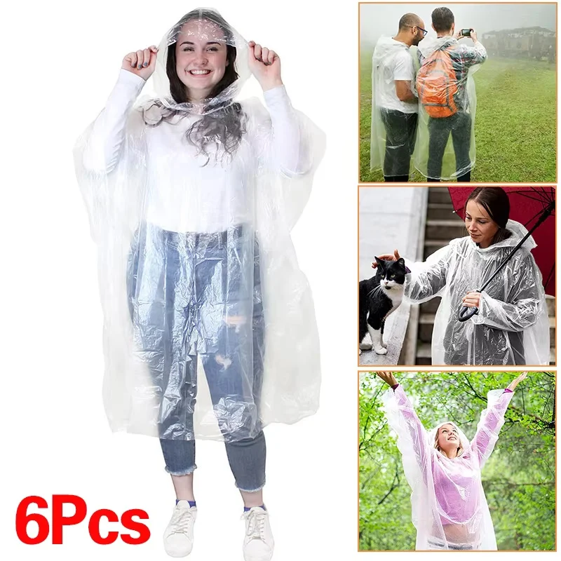 6 Adet Tek Kullanımlık Su Geçi - Emergency Poncho Rain incelemesi ve fiyatı