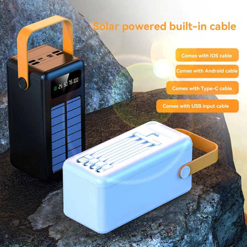 100000mAh Güç Bankası Taşınabi - Solar Emergency Charger incelemesi ve fiyatı