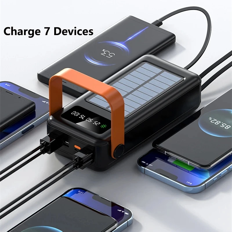 100000mAh Güç Bankası Taşınabi - Solar Emergency Charger incelemesi ve fiyatı